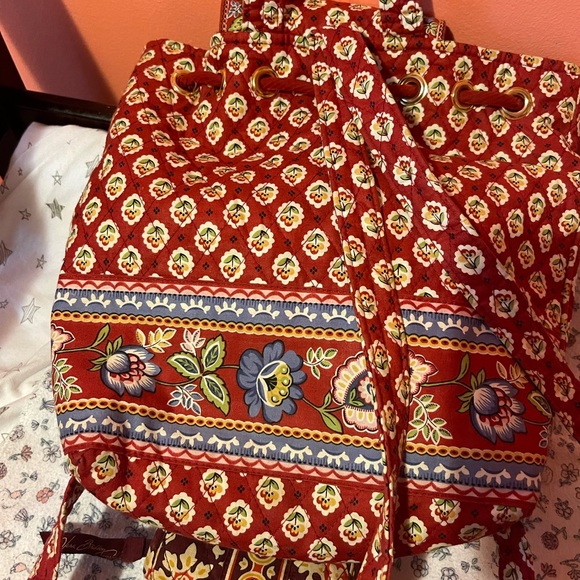Vera Bradley backpack purse AND wallet - Picture 2 of 5
